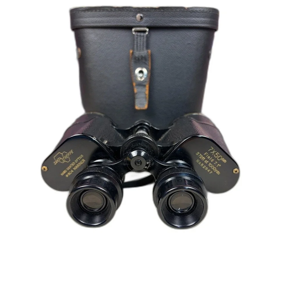 Vintage Sans & Streiffe Mariner Model 804 7x50 Binoculars Classic Marine Optics